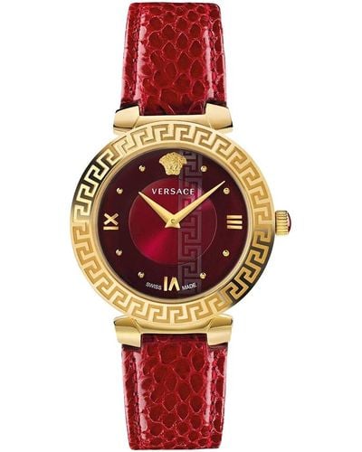 Versace Daphnis Watch - Red