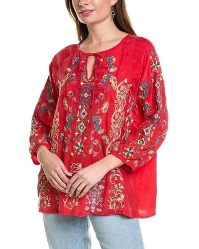 Johnny Was Akira Blouse - Red