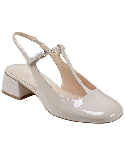 Marc Fisher Folly Leather Dress Shoe - White