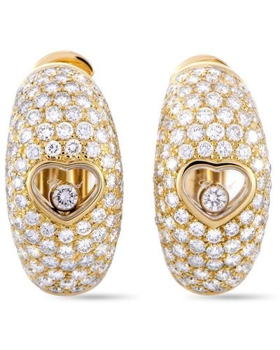 Chopard 18K 3.23 Ct. Tw. Diamond Earrings - Metallic