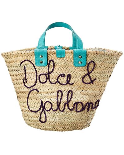 Women's Dolce & Gabbana Beach bag tote and straw bags from $810 | Lyst ...