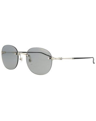 Montblanc Mb0126s 54mm Sunglasses - White
