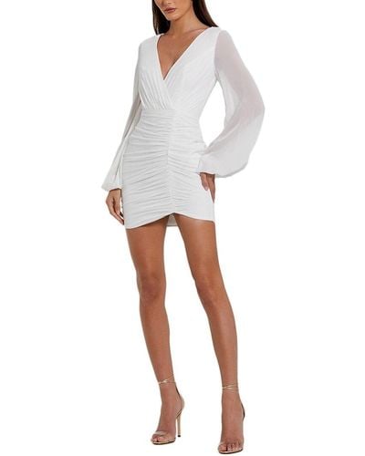 Mac Duggal Sheath Dress - White