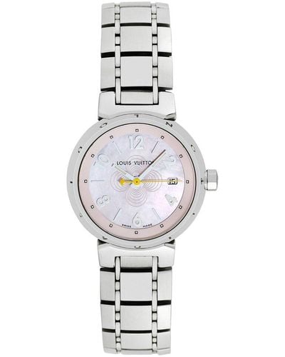 Louis Vuitton Tambour Watch, Circa 2000S (Authentic Pre-Owned) - Metallic