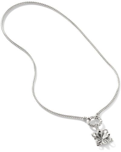 John Hardy Silver Classic Chain Pendant Necklace - Metallic