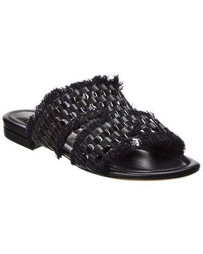 Alexandre Birman Kate Leather Sandal - Black