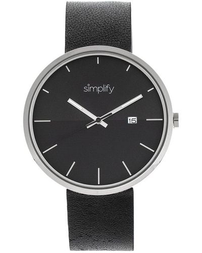 Simplify Unisex The 6400 Watch - Grey