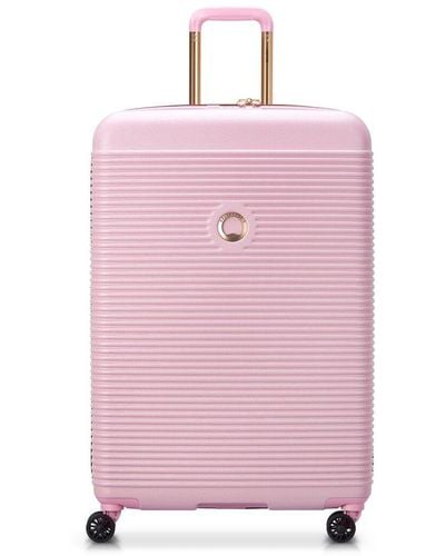 Delsey Freestyle 28" Expandable Spinner Upright - Pink