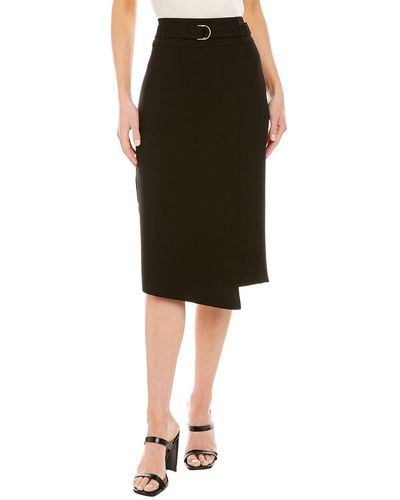 Donna Karan New York Wrap Skirt - Black