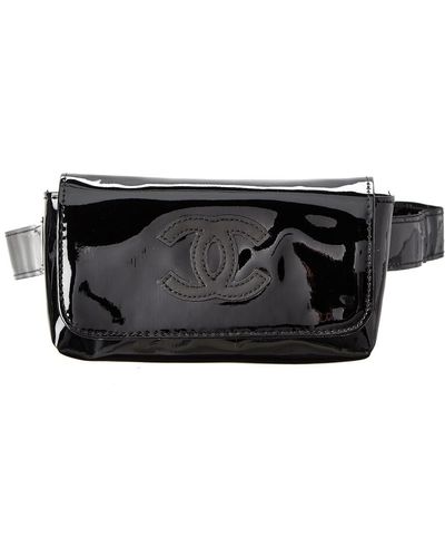 Chanel tennis bag, tennis belt bag, waist belt chanel Le Rouge, black white  pouch material bag, Vip chanel purse