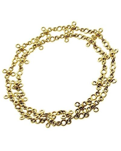 Chanel 18K 11.00 Ct. Tw. Gemstone Sautoir Necklace (Authentic Pre-Owned) - Metallic