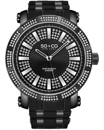 SO & CO Tribeca Watch - Black