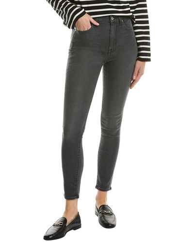 7 For All Mankind The High-waist Bgy Ankle Skinny Jean - Black