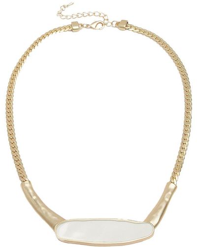 Saachi Collar Necklace - Metallic