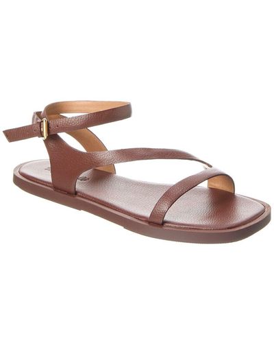 Madewell Ankle-strap Leather Sandal - Pink