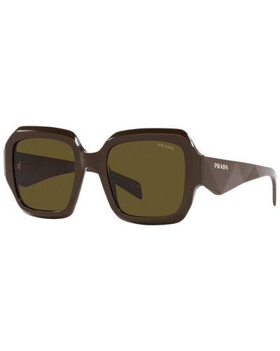 Prada Pr28zsf 54mm Sunglasses - Green