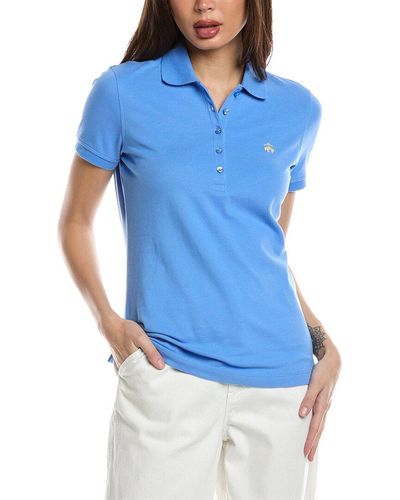 Brooks Brothers Pique Polo Shirt - Blue