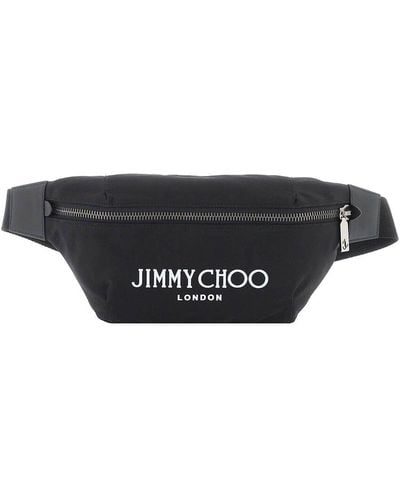 Jimmy Choo Chain Closure Belt Pouch - Black