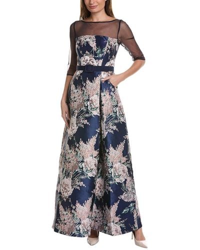 Kay Unger Heather Gown - Blue