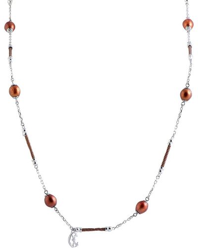 Charriol Stainless Steel Pearl Necklace - Multicolor