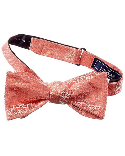 Tie Bar The Opulent Silk Bow Tie - Pink