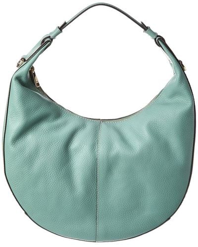 Furla Miastella Small Leather Hobo Bag - Green