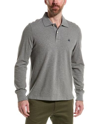 Brooks Brothers Slim Fit Polo Shirt - Gray