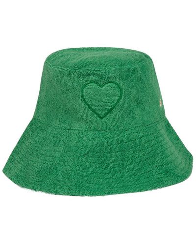 Jocelyn French Terry Bucket Hat - Green