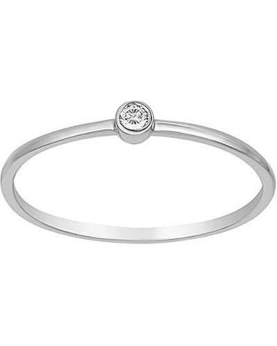 Ariana Rabbani 14k Diamond Solitaire Ring - White