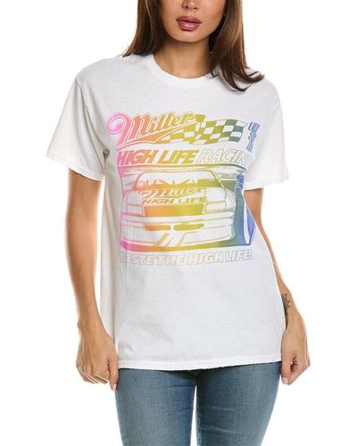 Junk Food Miller High Life Racing Flea Market T-shirt - White