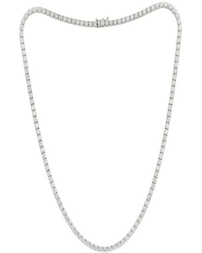 Diana M. Jewels Fine Jewelry 14k 16.85 Ct. Tw. Diamond Necklace - White