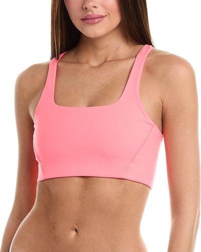 Free People Never Better Square Neck Bra - Pink