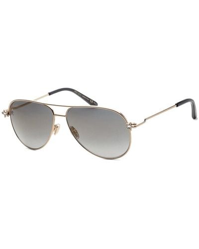 Jimmy Choo Sansas 58mm Sunglasses - Metallic