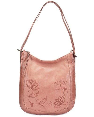Frye Azariah Coho Leather Backpack - Pink