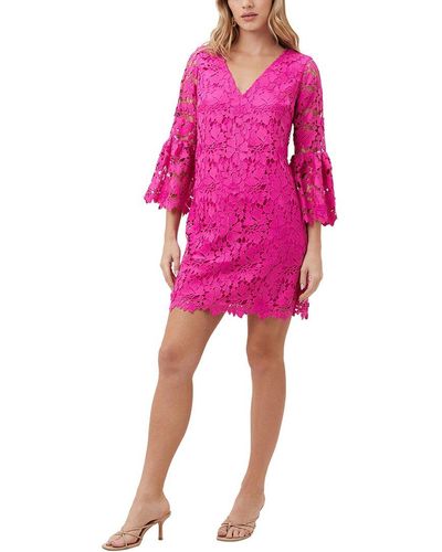 Trina Turk Regular Fit Smolder Mini Dress - Pink