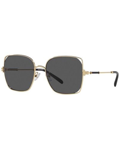 Tory Burch Ty6097 55mm Sunglasses - Metallic
