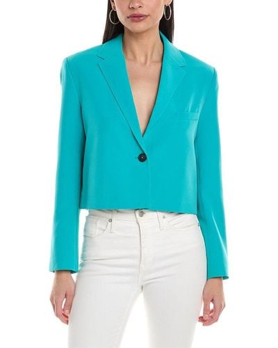 French Connection Echo Crepe Blazer - Blue