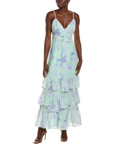 Hutch Imani Wrap Dress - Blue