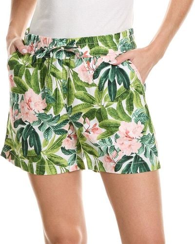 Tommy Bahama Summersweet High-rise Easy Linen Short - Green