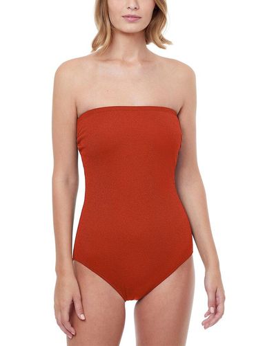 Gottex Bandeau One-piece - Red