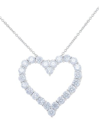 Diana M. Jewels Fine Jewellery 18k 5.80 Ct. Tw. Diamond Necklace - Blue