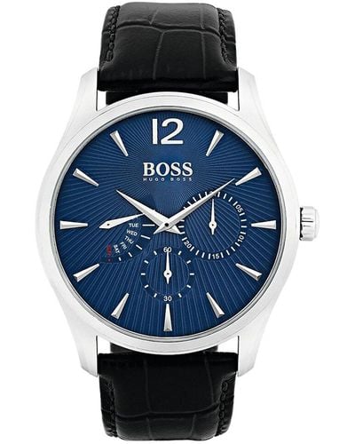 BOSS Time One Commander Watch - Blue