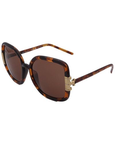 Tory Burch Ty9063u 56mm Sunglasses - Brown