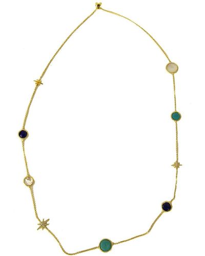 APM Monaco Embellished Love Lock Necklace - Farfetch