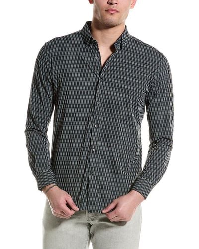 Robert Graham Nucci Classic Fit Woven Shirt - Gray