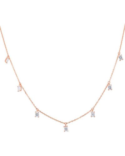 Diana M. Jewels 18k Rose Gold 0.72 Ct. Tw. Diamond Necklace - Natural
