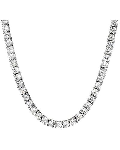 Diana M. Jewels Fine Jewellery 18k 8.80 Ct. Tw. Diamond Necklace - Metallic