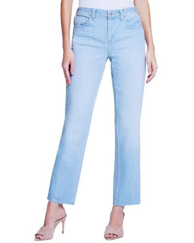 L'Agence Milana Low-rise Stovepipe Jean - Blue