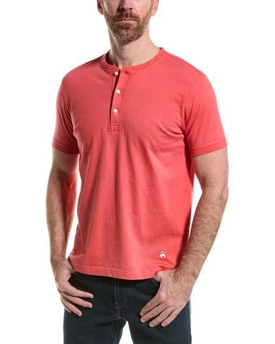Brooks Brothers Henley T-shirt - Red