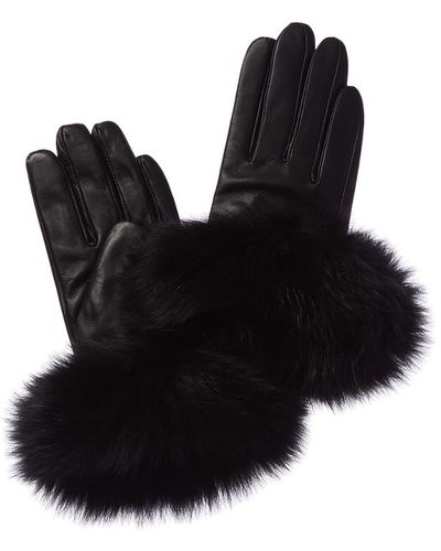 La Fiorentina Leather Glove - Black